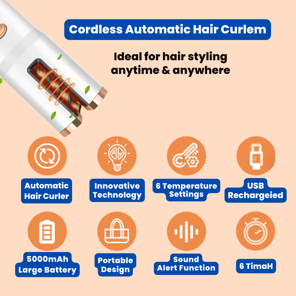 CurlCraft Pro™ - The #1 Hair Curler