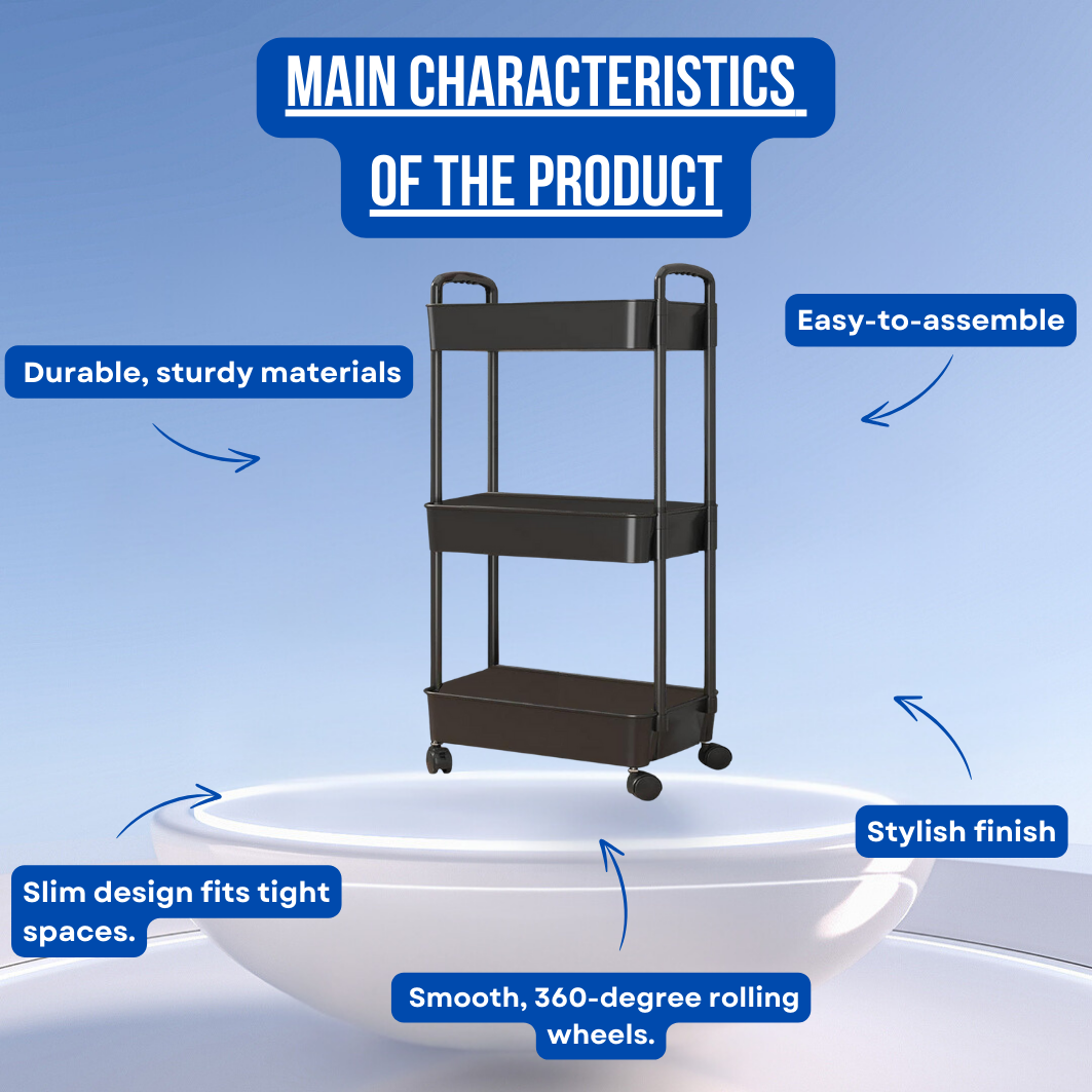 ClutterAway Cart™ - Storage Cart