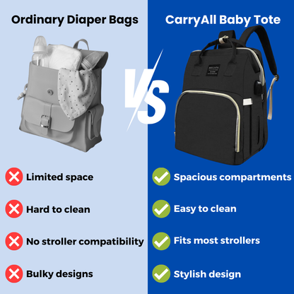 CarryAll Baby Tote - The #1 Diaper Bag