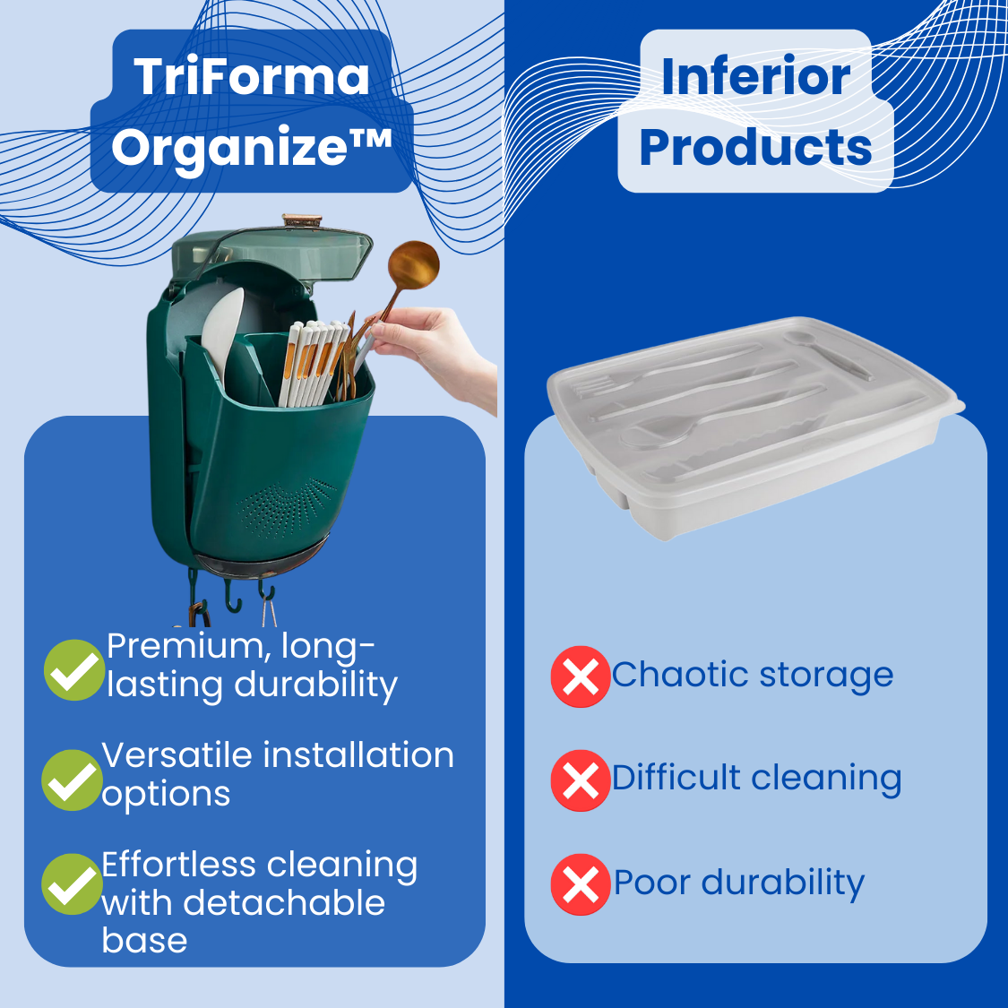 TriForma Organize™ - Utensil Holder