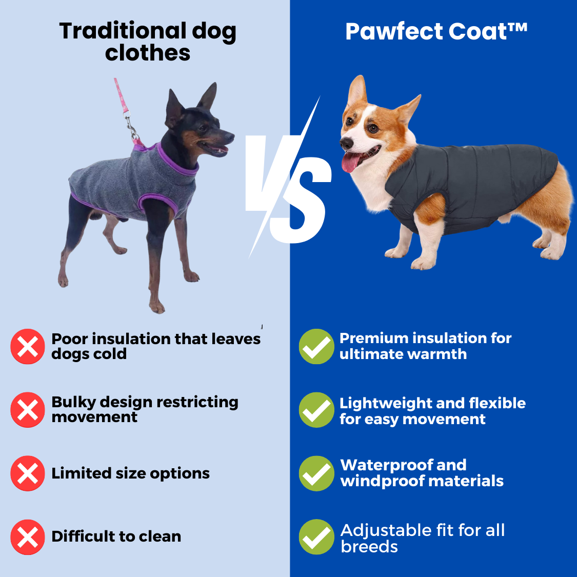 Pawfect Coat™- Dog winter jacket