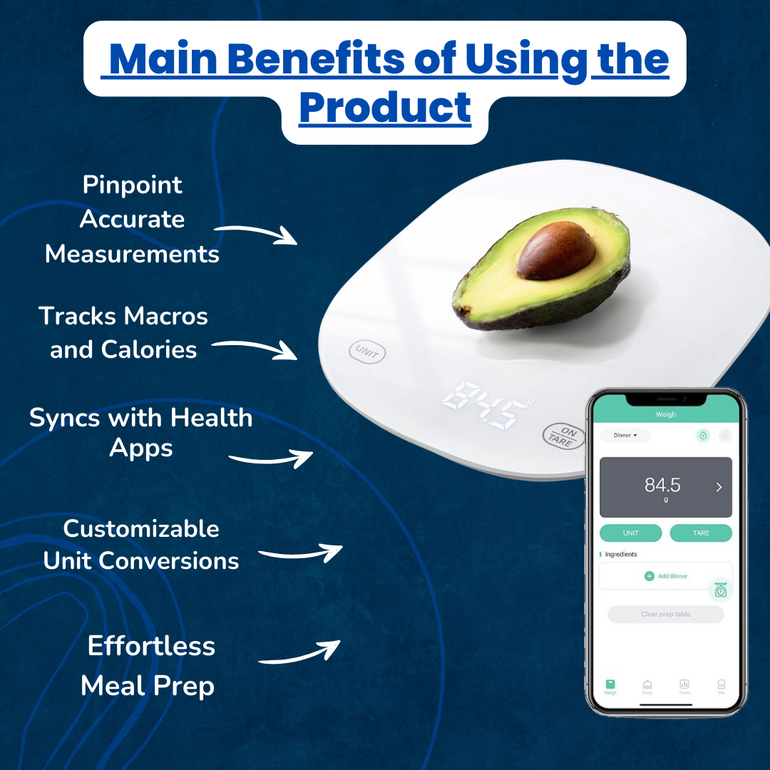 NutriTrack Pro™ -  Kitchen scale