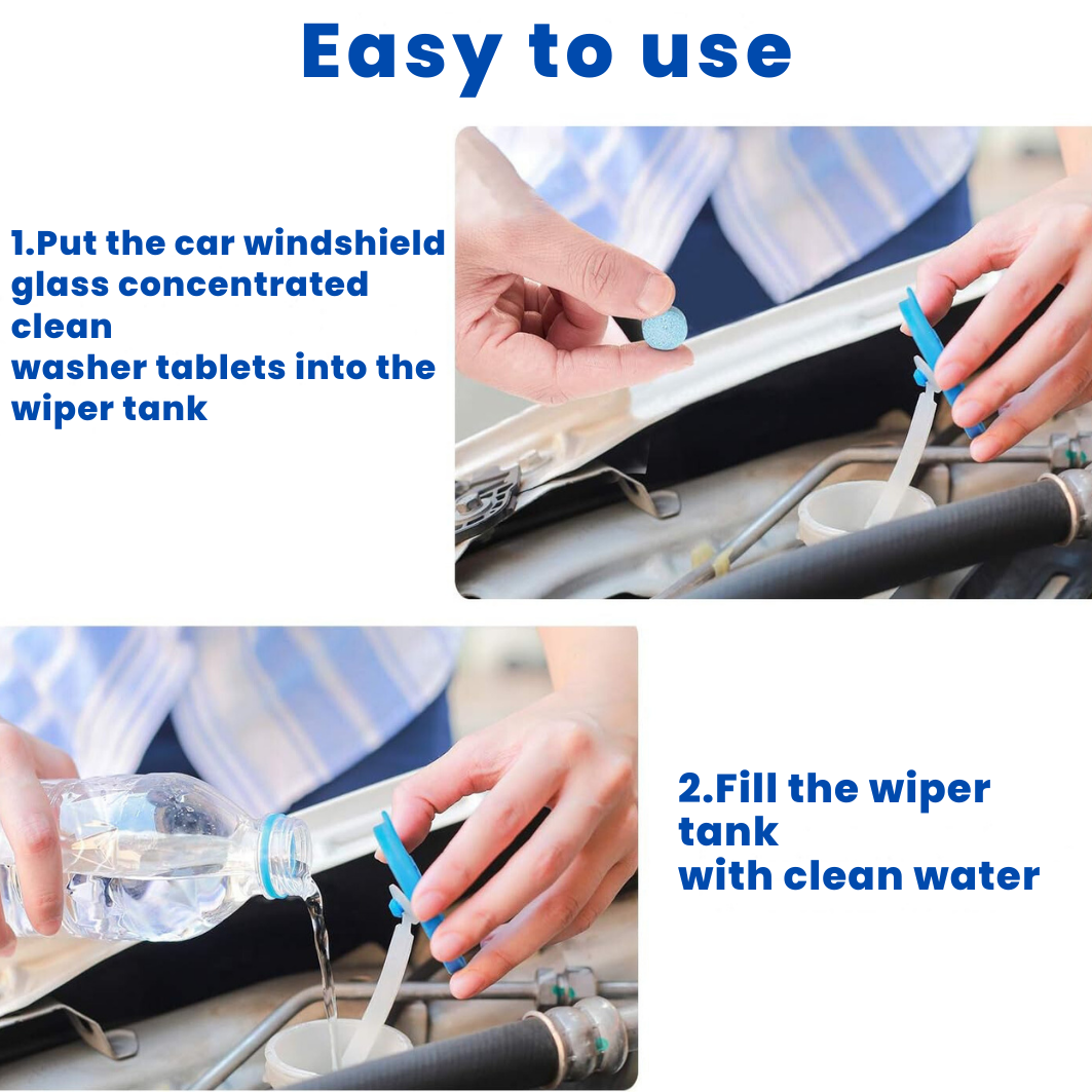 CrystalGuard Tabs - The #1 Windshield wiper fluid