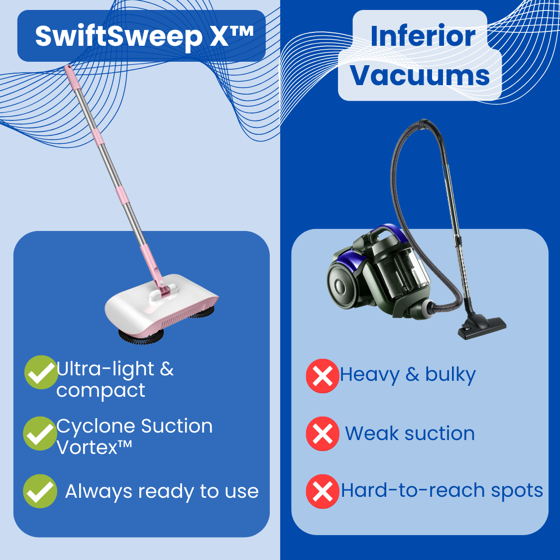 SwiftSweep X™ - Vacuum cleaner