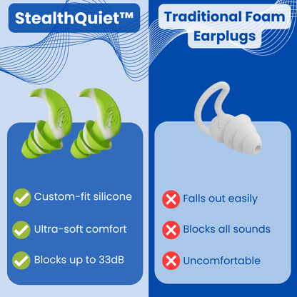 StealthQuiet™ - Best earplugs for sleeping