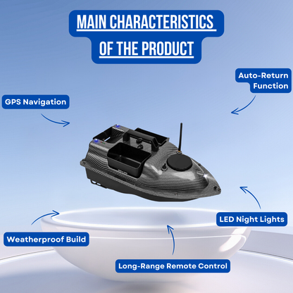 BaitPilot Pro™ - Remote Control Fishing Bait Boat