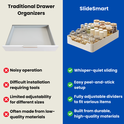 SlideSmart - Drawer organizer