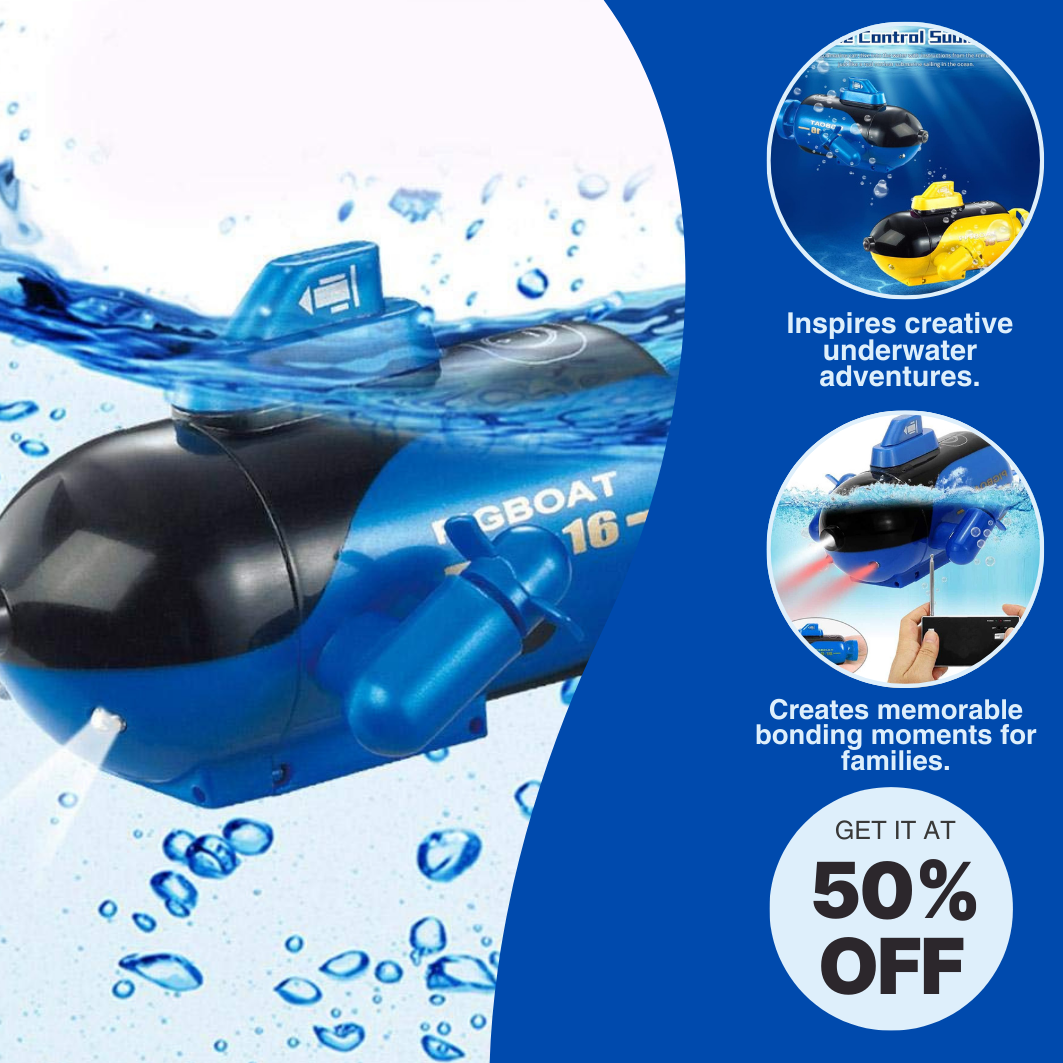 AquaCharge Scout™ - Remote Control Submarine