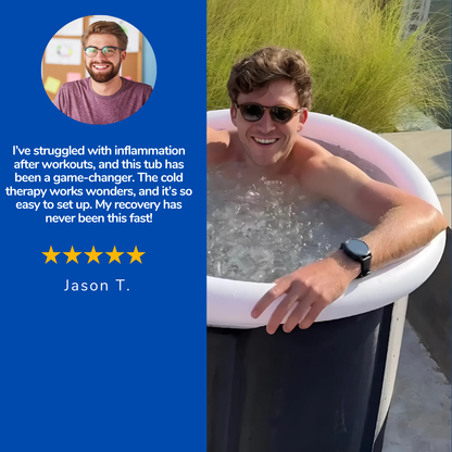 EnduraChill Tub™ -  Ice Bath Tub  -  Portable Ice Bath
