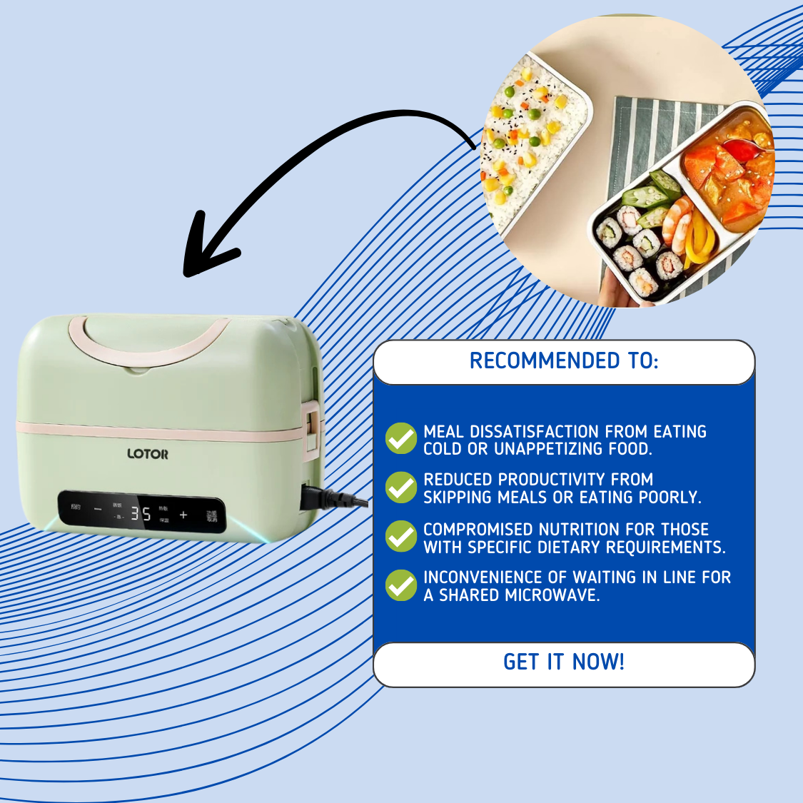 LunchLuxe™ - Lnsulated Lunch Box