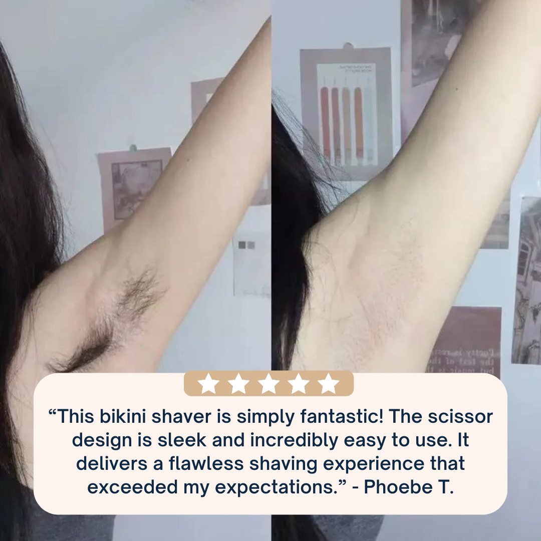 Barely™ - Bikini Trimir,  Body Shaver & Hair Remover for Smooth