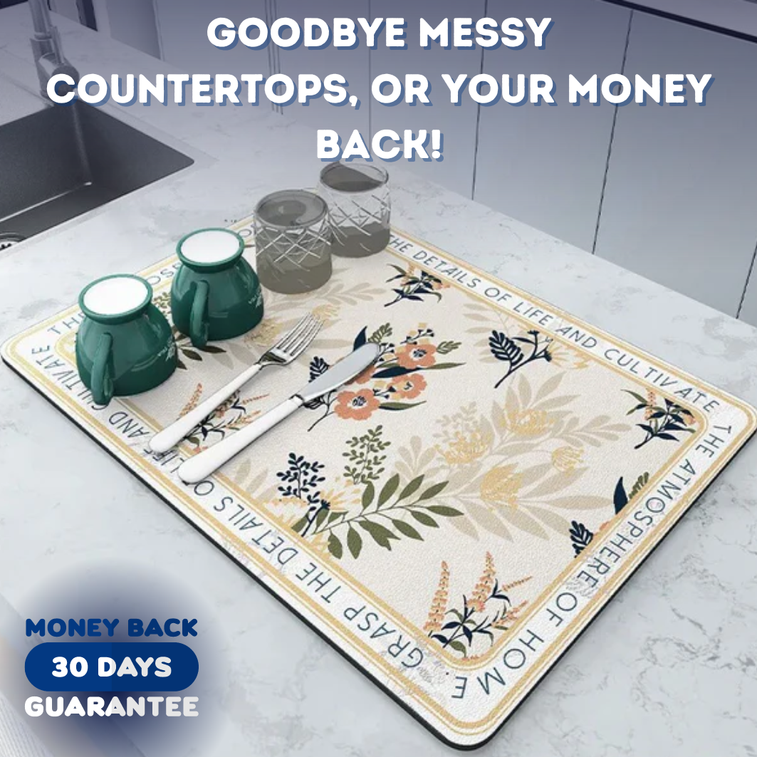 NoSlip Mat Plus - The #1 Dish drying mat