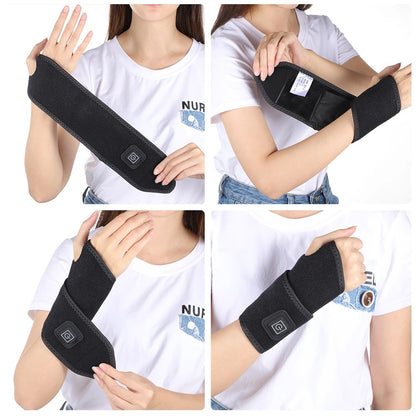 Wrist Massager Brace Warm Arthritis Pain