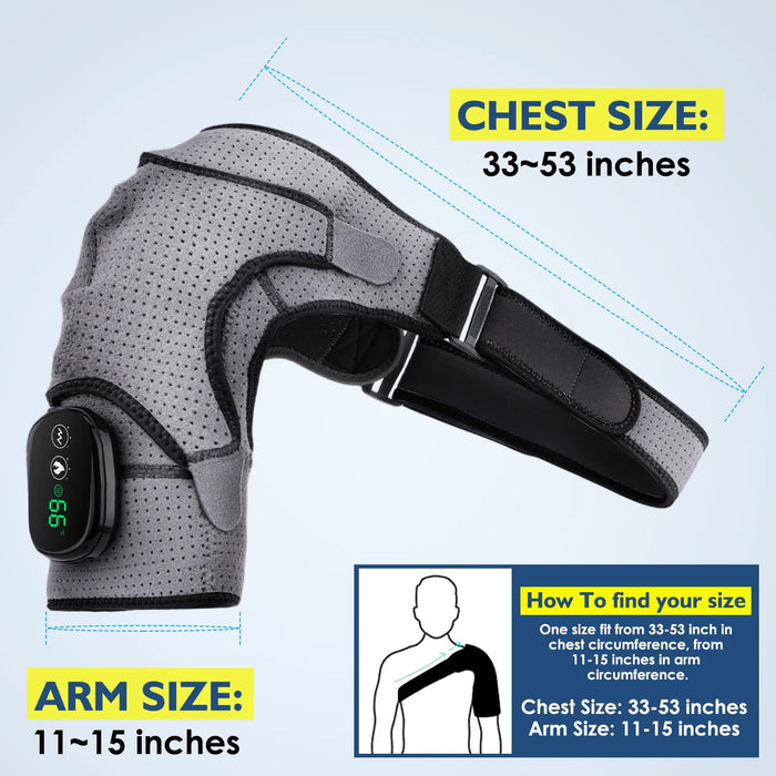 Heating Massage Device Vibration Physiotherapy Shoulder