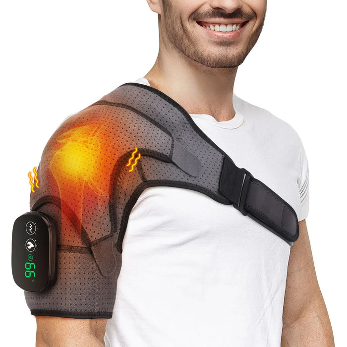 Heating Massage Device Vibration Physiotherapy Shoulder