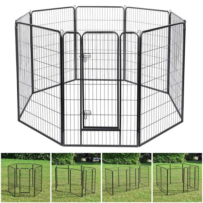 ZooPen™ - Heavy Duty Dog Playpen Kennel 48" Tall 8-Panel