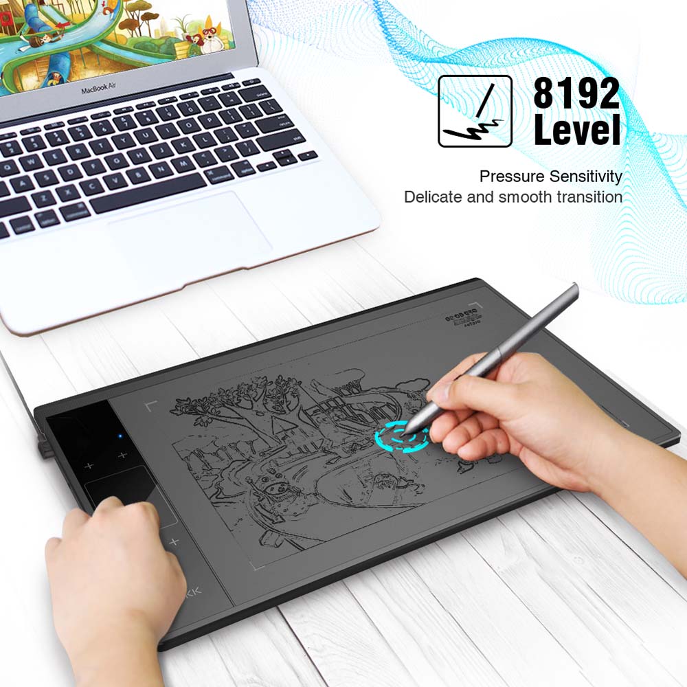 3x ProDraw™ - Large Digital Drawing Art Tablet Sketch Pad With Pen