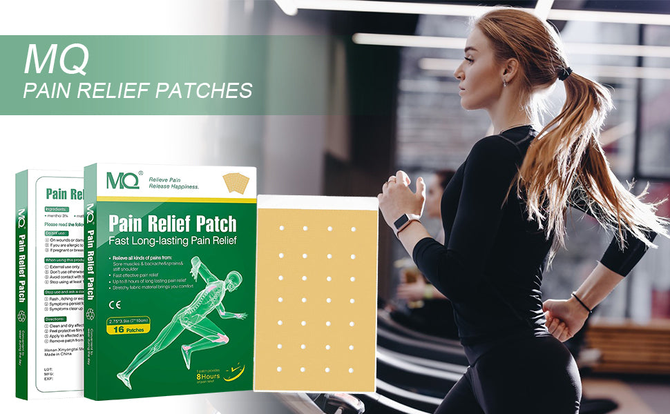 Pain Relief Patches -Relieving Aches and Pains for Neck, Shoulder, Back, Hip, Joints, Muscles, Knee and Foot