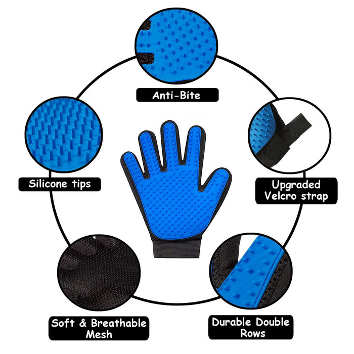 Groominly™ - Pet Grooming Gloves
