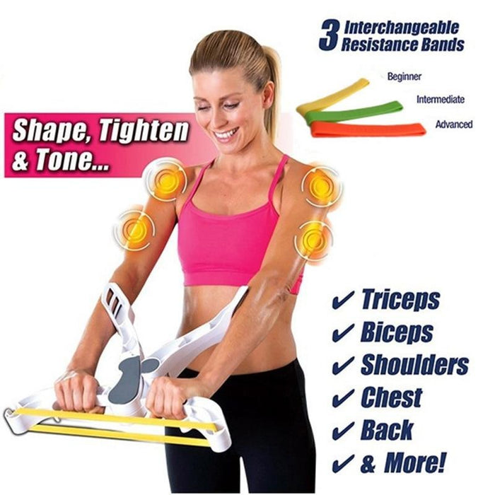 Shapezy All In One Upper Body Workout Machine w Resistance