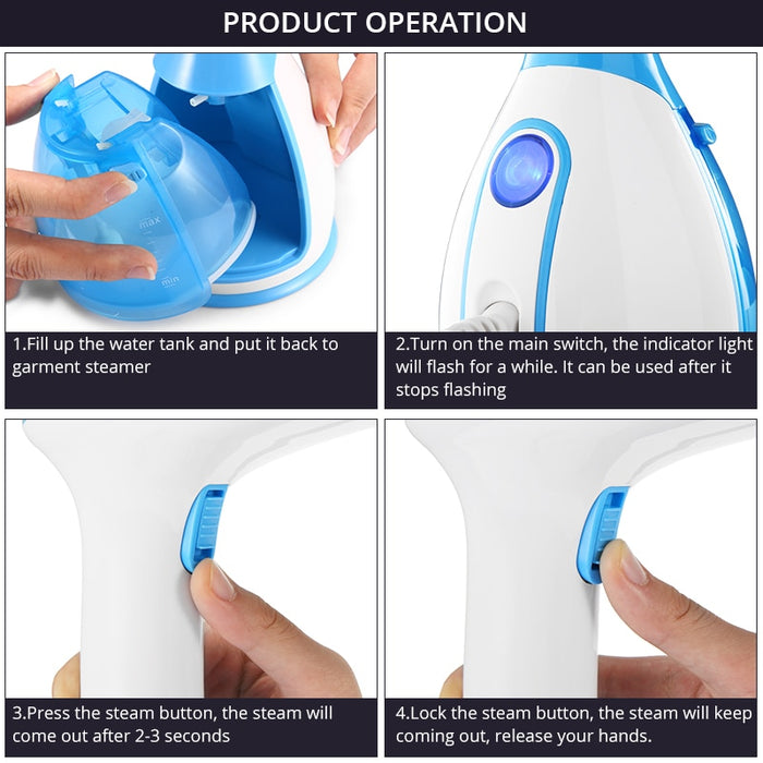 Steamy™ - Portable Handheld Clothes Steamer