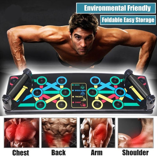 9 in 1 Push Up Board Upper Body Home Workout Station