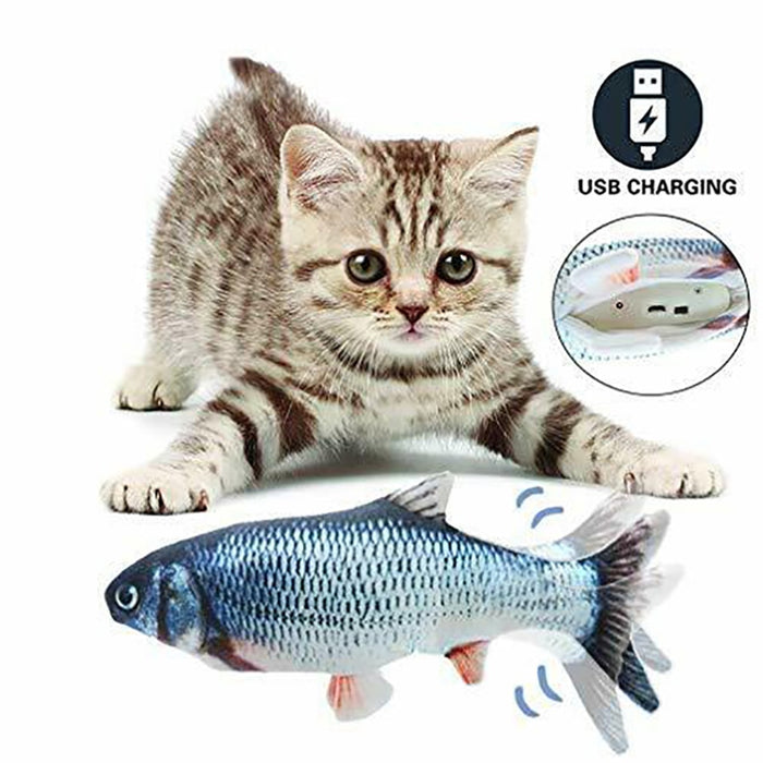 FlabbyFish™ - Electric Moving Fish Cat Toy Flopping